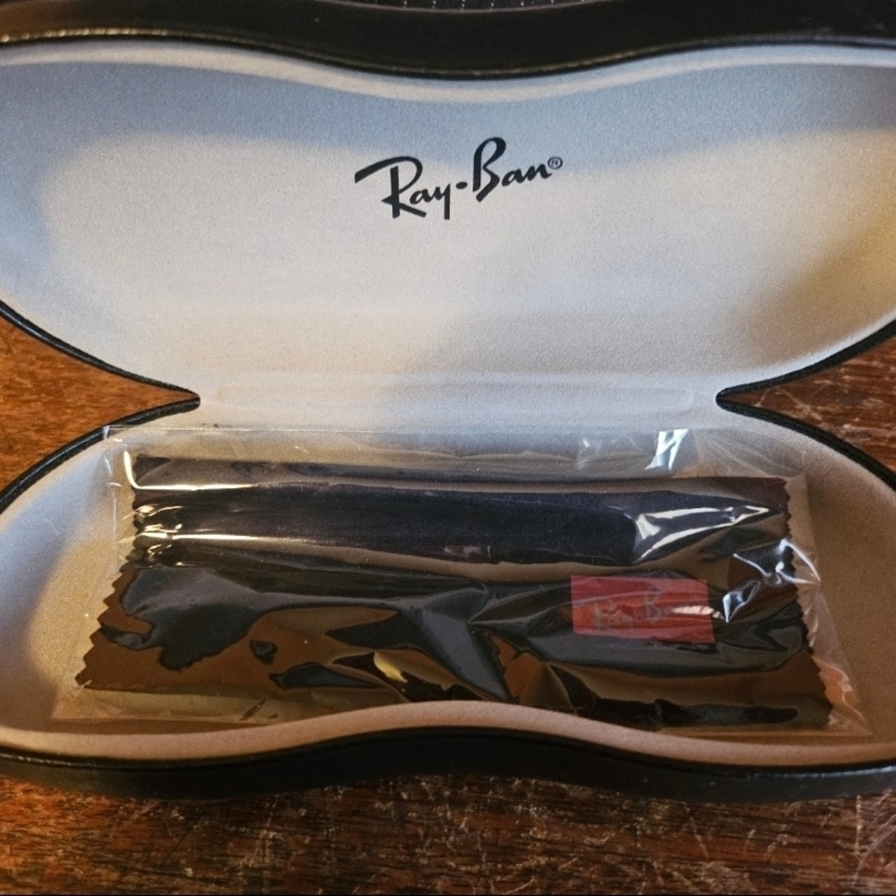 Ray-Ban Sleek Black Eyeglasses Case